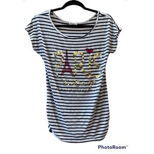 Paris Vintage By Free Kisses Ladies Shirt Top Size Xl